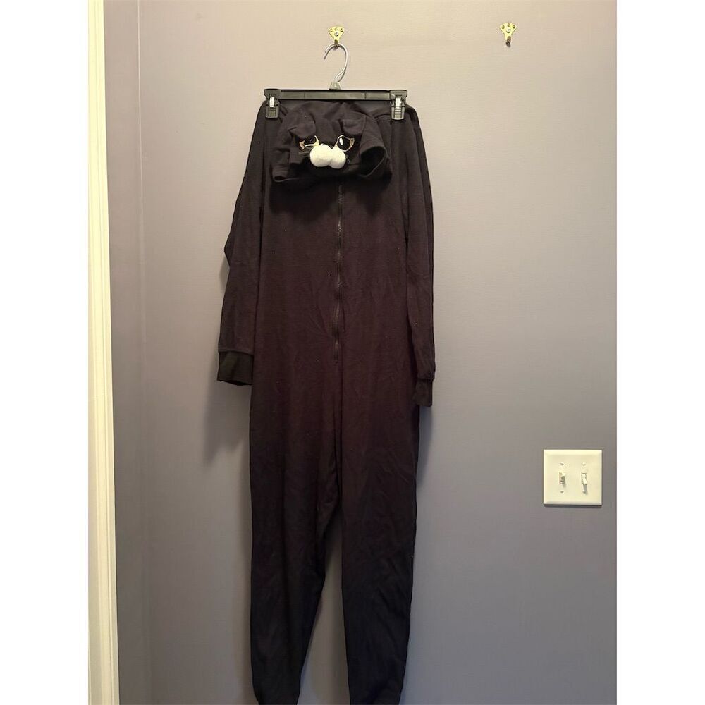 Xhilaration Women's Black Cat One Piece Sleepwear Size S - Picture 1 of 7